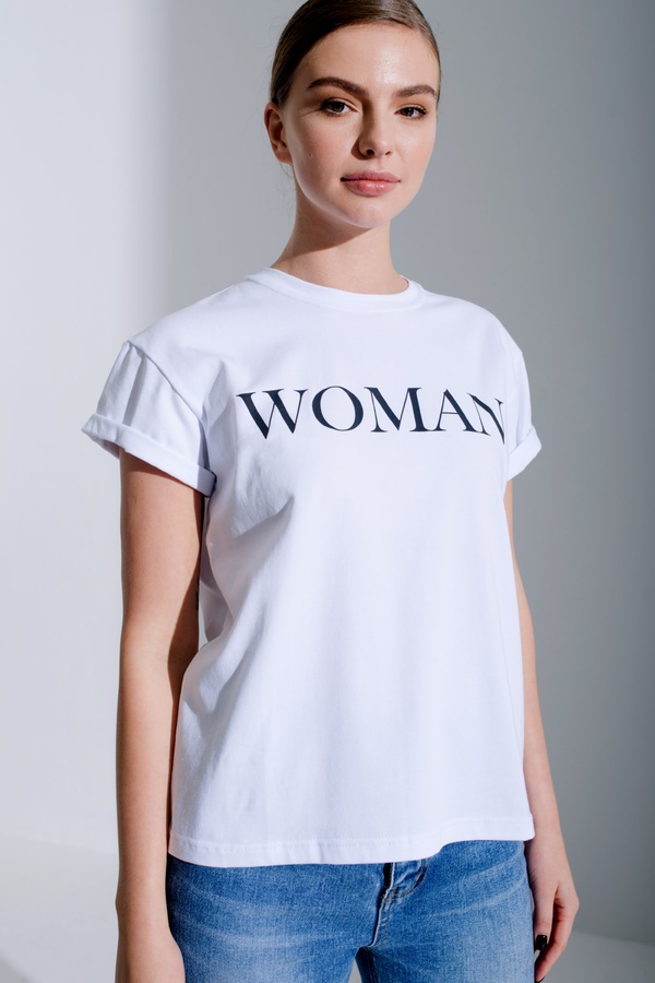 Футболка Woman, белая