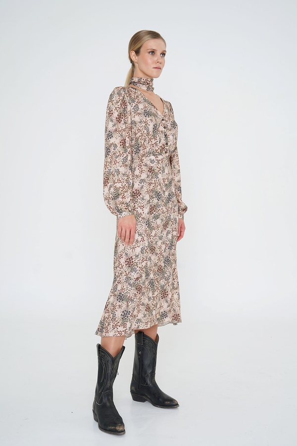 Платье Adeline, бежевое