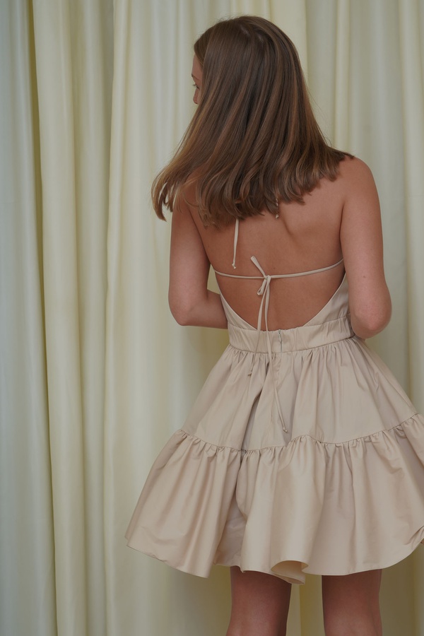 Платье Hanni, бежевое