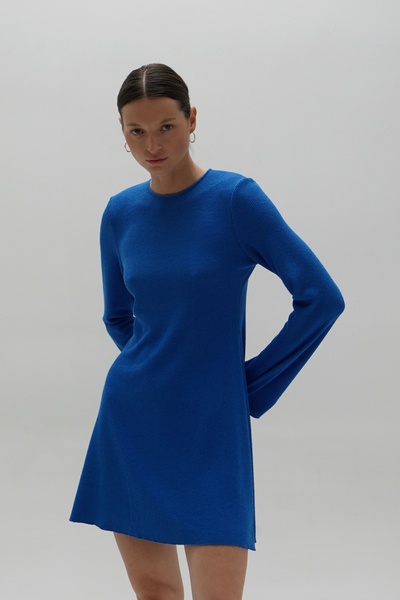 платье Brigitte трикотажное, синий электрик