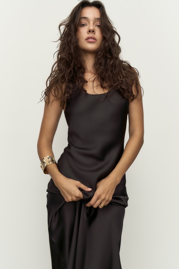 Платье Paulina, коричневое