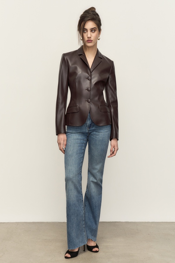 Жакет Людмила, коричневый