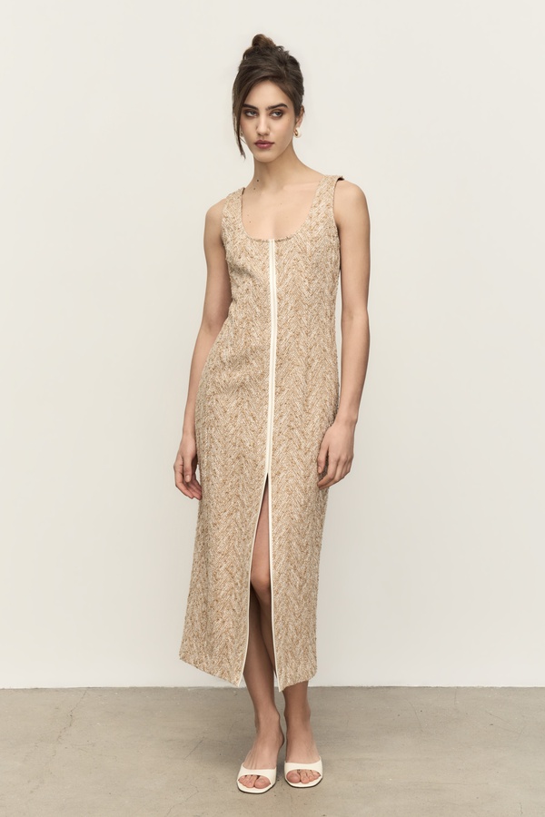 Платье Лорен, бежевое